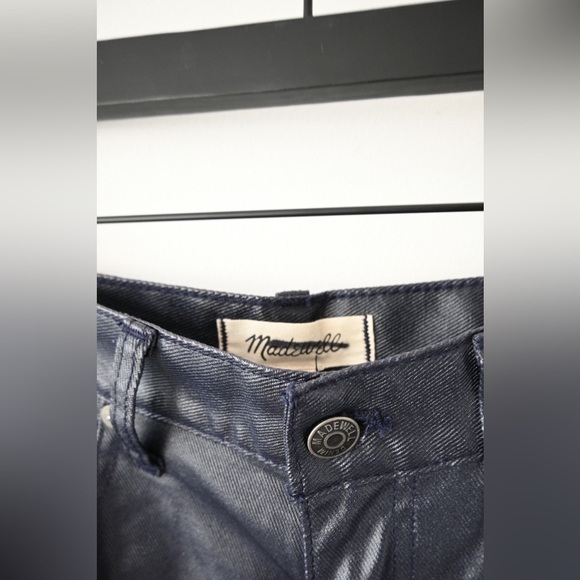 Madewell “90’s Straight” Coated Jeans New With Tags - Picture 11 of 12